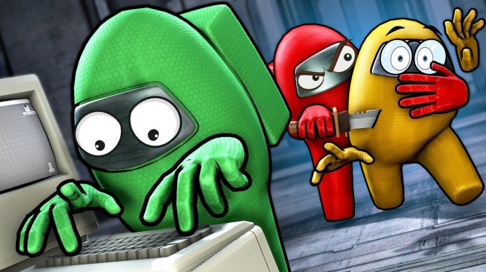 Рисунки из игры Among Us