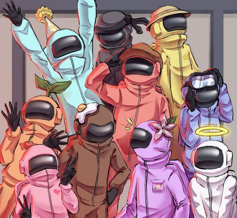 Амонг Ас Арты Космонавтов Хуманизация